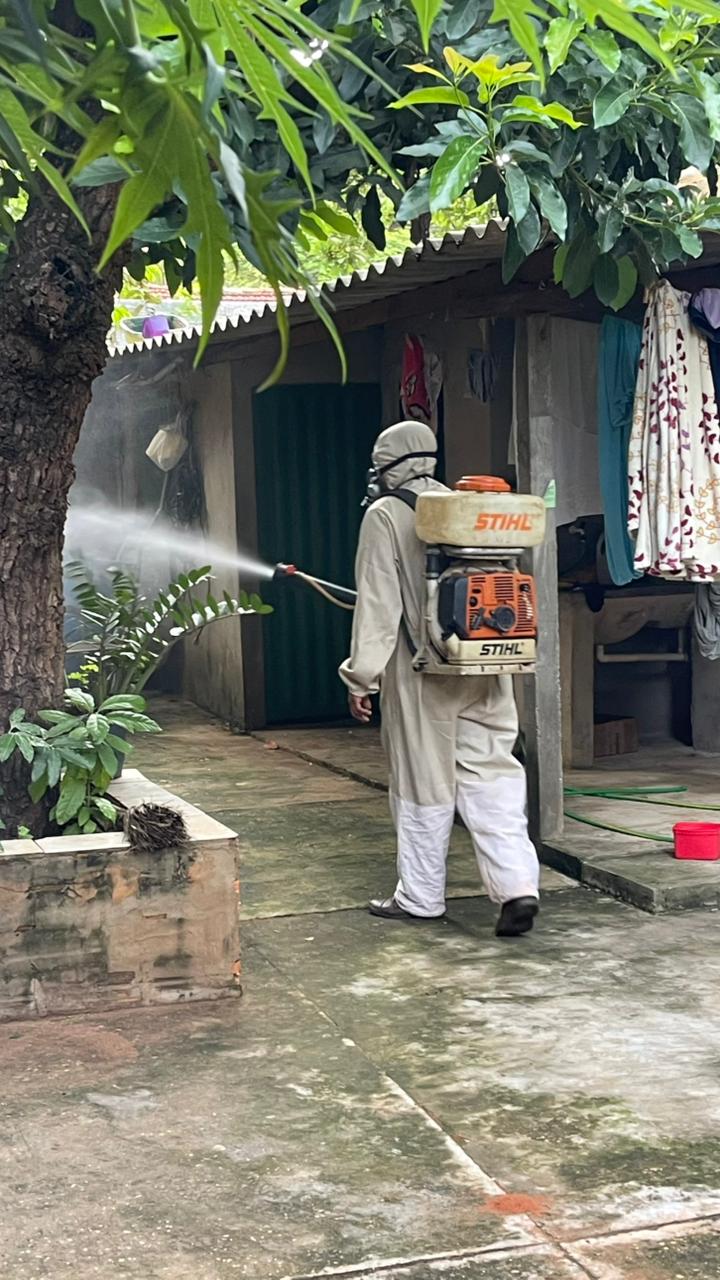 Aplicação em ambiente residencial externo